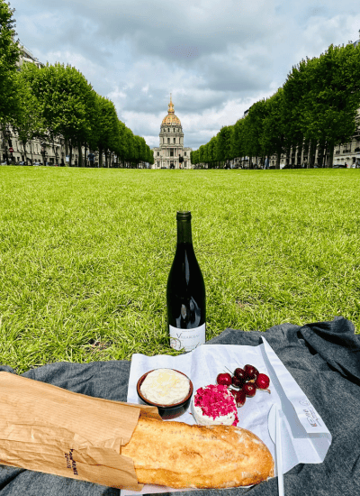 Piquenique na Avenue de Breteuil em Paris