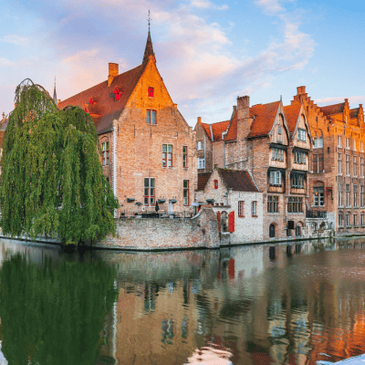 Bruges romântica na Bélgica