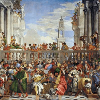As Bodas de Caná, de Paolo Veronese, no Louvre