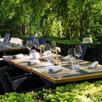 Almoço no Brasserie Le Jardin em Reims