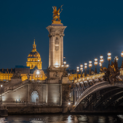 City Tour Noturno em Paris em janeiro