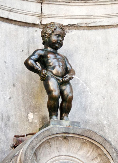 Manneken Pis em Bruxelas