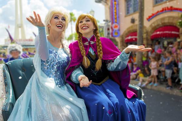 Personagens Frozen Disneyland Paris