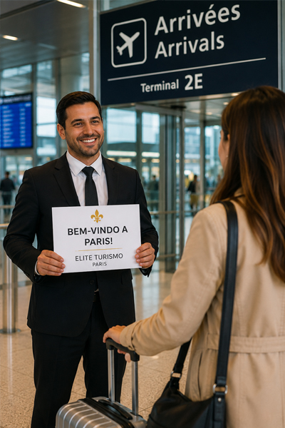 Transfer privativo CDG para Paris